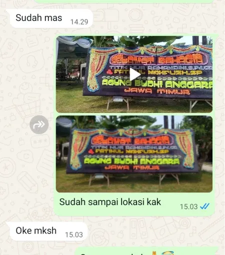 Pengiriman Papan Bunga Pleburan Semarang Selatan